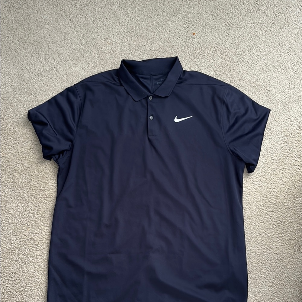 Nike Men's Dark Blue Polo Shirt
